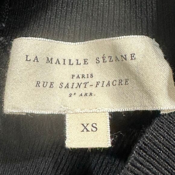 La Maille Sezane Black Knit Dress - Picture 3 of 5